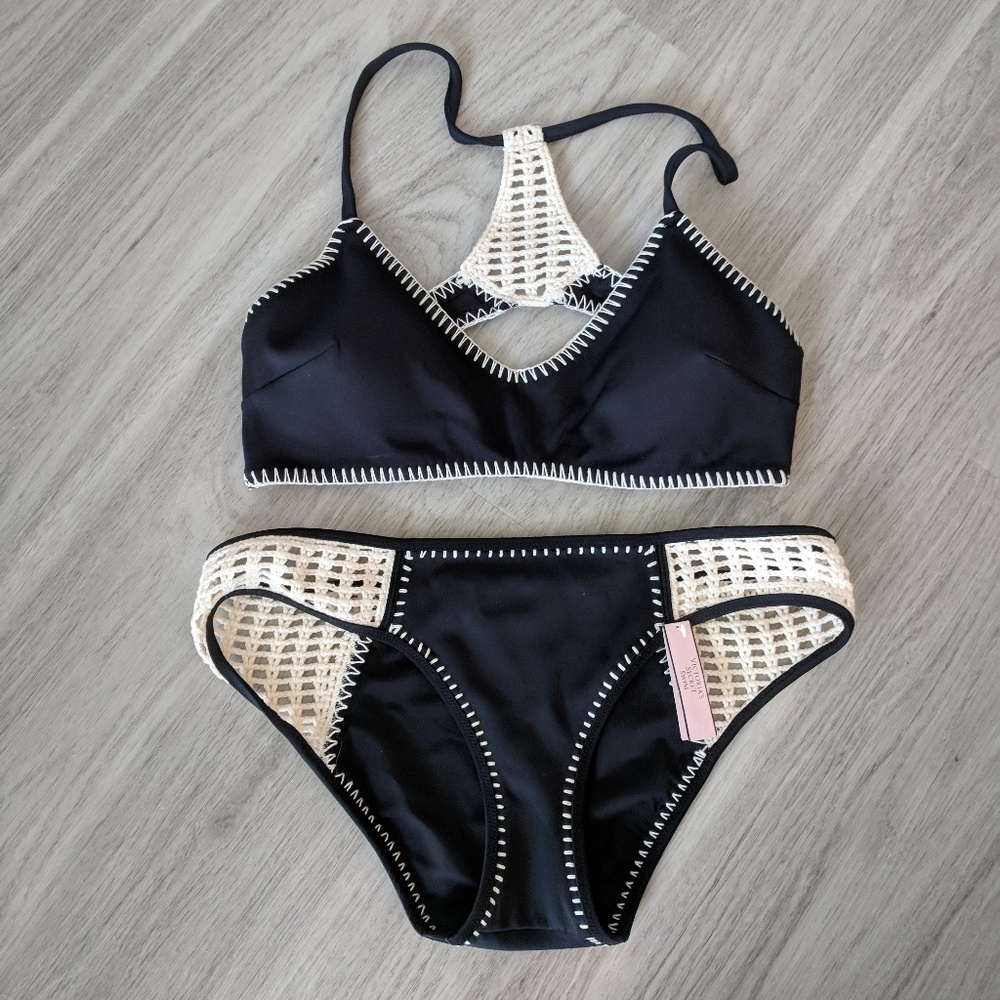 Victoria's Secret Crochet Bikini Set
